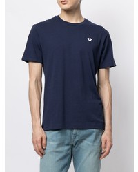 T-shirt à col rond bleu marine True Religion