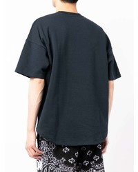 T-shirt à col rond bleu marine BAPE BLACK *A BATHING APE®