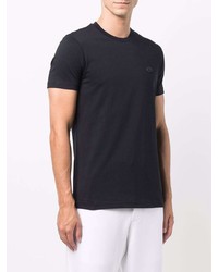 T-shirt à col rond bleu marine Emporio Armani