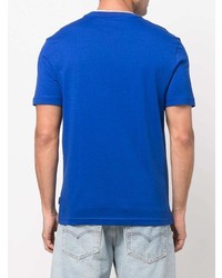 T-shirt à col rond bleu marine Calvin Klein