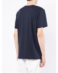 T-shirt à col rond bleu marine A.P.C.