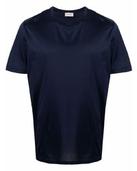 T-shirt à col rond bleu marine Low Brand