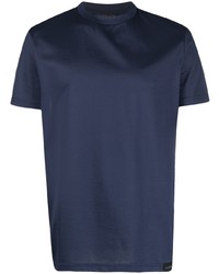 T-shirt à col rond bleu marine Low Brand