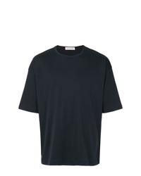 T-shirt à col rond bleu marine MACKINTOSH
