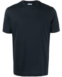 T-shirt à col rond bleu marine Malo