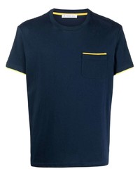 T-shirt à col rond bleu marine Manuel Ritz