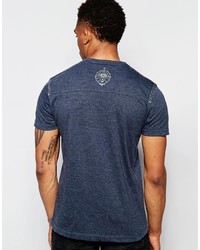 T-shirt à col rond bleu marine Firetrap