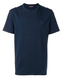 T-shirt à col rond bleu marine Michael Kors