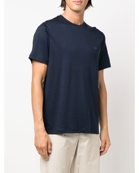 T-shirt à col rond bleu marine Michael Kors