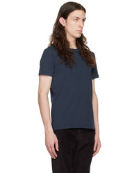 T-shirt à col rond bleu marine Tom Ford