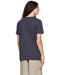 T-shirt à col rond bleu marine Comme Des Garcons SHIRT