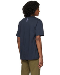 T-shirt à col rond bleu marine Billionaire Boys Club