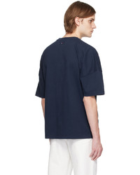 T-shirt à col rond bleu marine Tommy Jeans