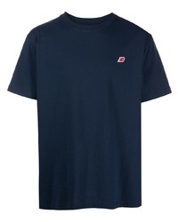 T-shirt à col rond bleu marine New Balance