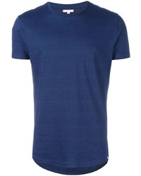 T-shirt à col rond bleu marine Orlebar Brown