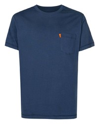 T-shirt à col rond bleu marine OSKLEN