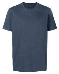 T-shirt à col rond bleu marine Parajumpers