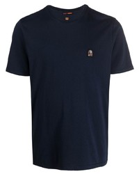 T-shirt à col rond bleu marine Parajumpers