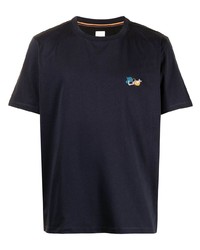 T-shirt à col rond bleu marine Paul Smith