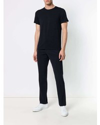 T-shirt à col rond bleu marine Jil Sander