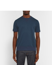T-shirt à col rond bleu marine Beams