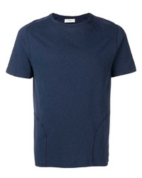 T-shirt à col rond bleu marine Pringle Of Scotland