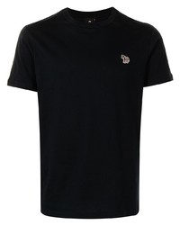 T-shirt à col rond bleu marine PS Paul Smith