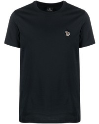 T-shirt à col rond bleu marine PS Paul Smith