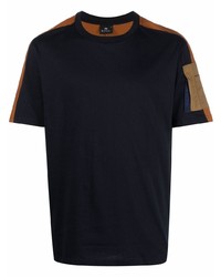 T-shirt à col rond bleu marine PS Paul Smith