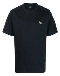 T-shirt à col rond bleu marine PS Paul Smith