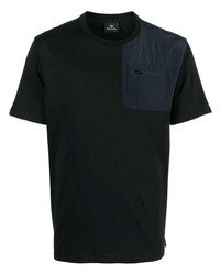 T-shirt à col rond bleu marine PS Paul Smith