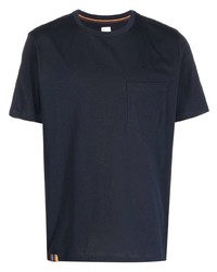 T-shirt à col rond bleu marine PS Paul Smith