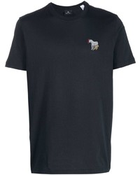 T-shirt à col rond bleu marine PS Paul Smith