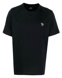 T-shirt à col rond bleu marine PS Paul Smith