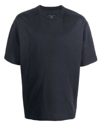 T-shirt à col rond bleu marine rag & bone