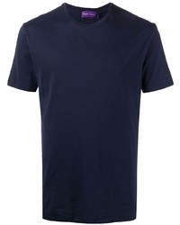 T-shirt à col rond bleu marine Ralph Lauren Purple Label