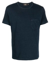 T-shirt à col rond bleu marine Ralph Lauren RRL