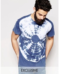 T-shirt à col rond bleu marine Reclaimed Vintage
