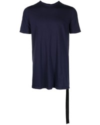 T-shirt à col rond bleu marine Rick Owens DRKSHDW
