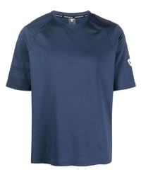 T-shirt à col rond bleu marine Rossignol