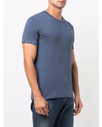 T-shirt à col rond bleu marine Tom Ford