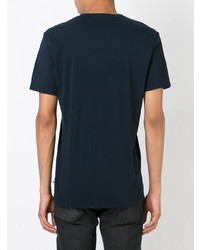 T-shirt à col rond bleu marine James Perse