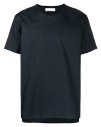 T-shirt à col rond bleu marine Societe Anonyme