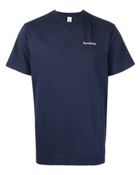 T-shirt à col rond bleu marine Sporty & Rich
