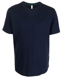 T-shirt à col rond bleu marine Sun 68
