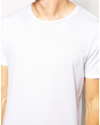 T-shirt à col rond bleu marine Asos