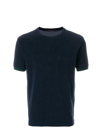 T-shirt à col rond bleu marine The Gigi