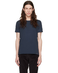 T-shirt à col rond bleu marine Tom Ford