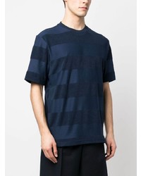 T-shirt à col rond bleu marine PS Paul Smith