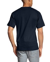T-shirt à col rond bleu marine Touchlines